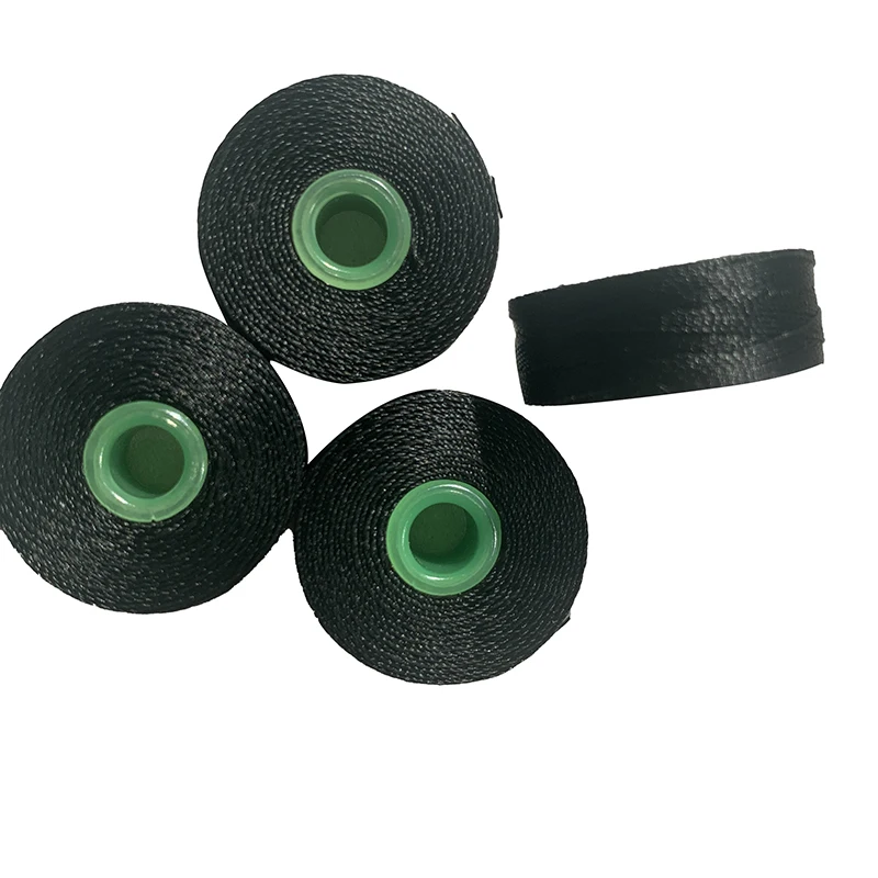 Eco-friendly M Style Tex70 210D/3 Pre Wound Bobbins, Size69 Polyester Bonded Sewing Bobbins for Home Sewing Machine