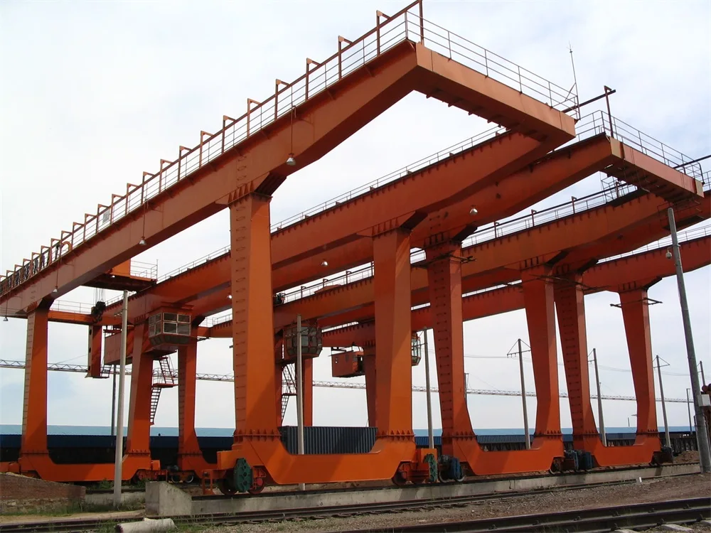 Kaiyuan 5 ton 80 ton 100ton Electric Wireless Remote Control Single/Double Beam Gantry Crane