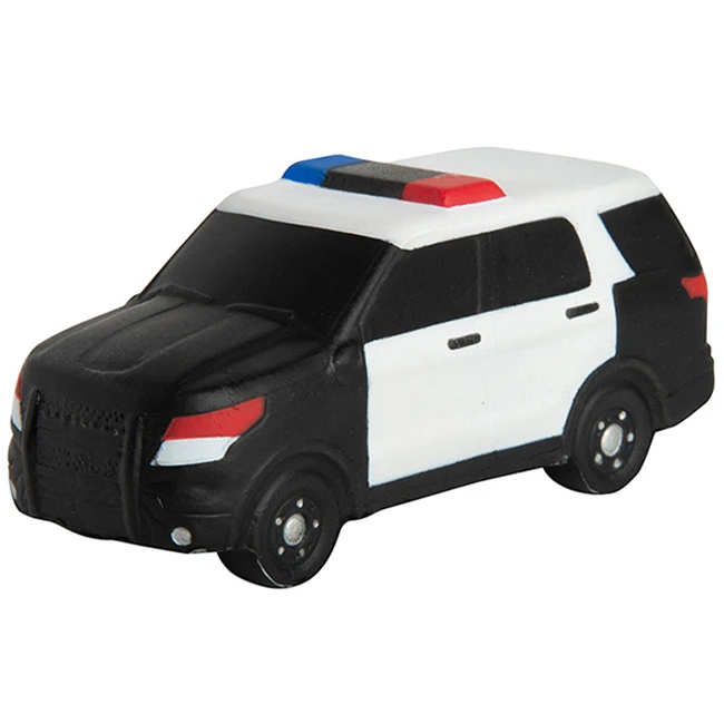 hot sale police car shaped stress ball SUV car toys