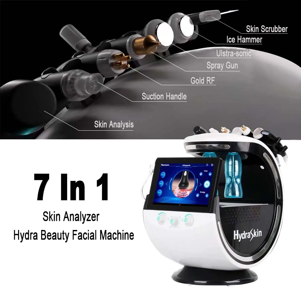 10.1 Inch Hd Touch Screen Skin Care Beauty Products For Women Massager Products Hydra Oxygen Pods Capsule Facial Machine