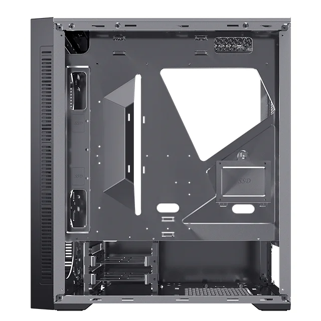 pc case model with ARGB Strip support vertical VGA gaming casing computer case atx case