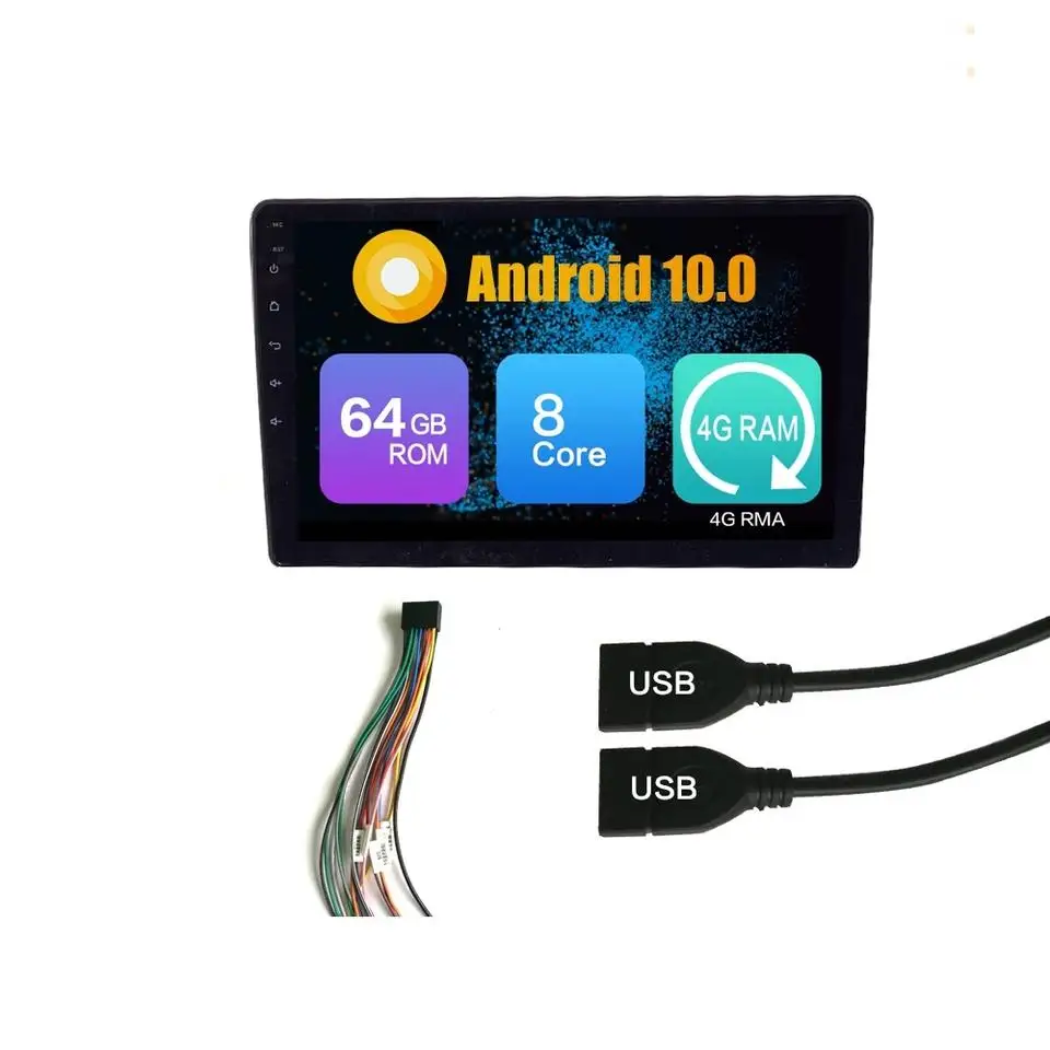 9 Inch 10 Inch Octa-Core 4+64G Double 2din Car radio Android Multimedia Video Player Auto Radio Car Stereo CarPlay Android Auto