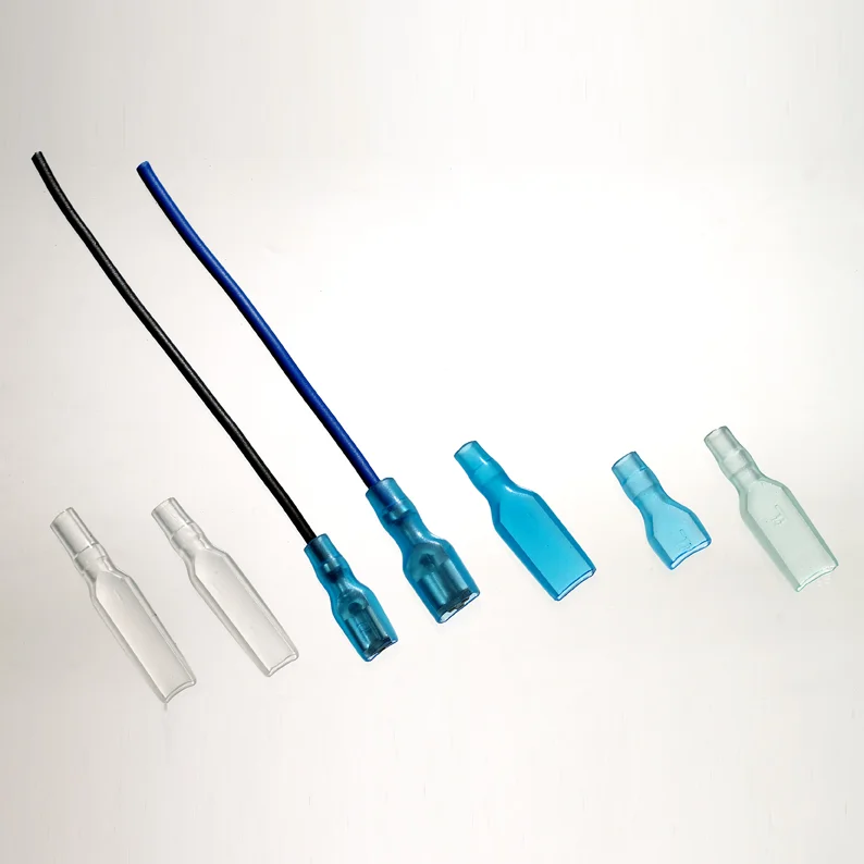 250 Terminal Sheath Straight Terminal Insulation sleeve transparent Flame-retardant PVC Soft Sheath PVC caps