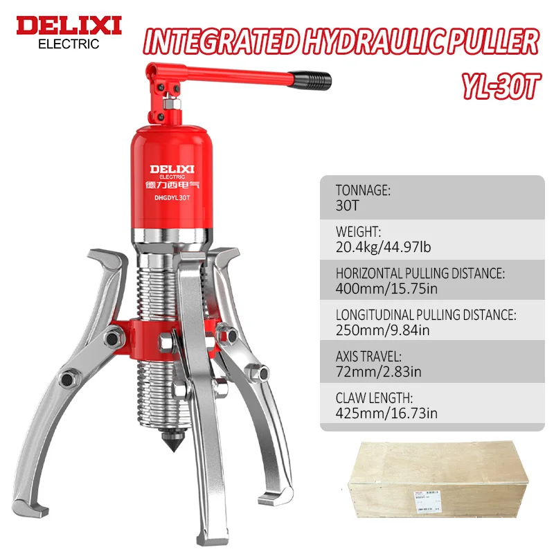 Delixi Electric Integral hydraulic puller 5 ton bearing removal tool puller, two jaws and three jaw pullers