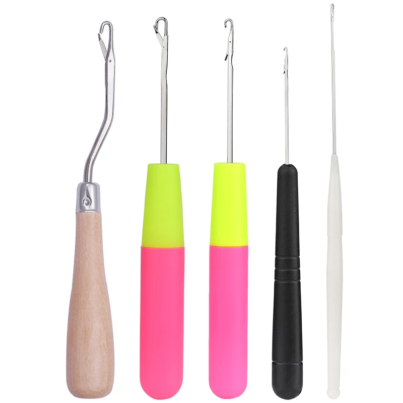 MGZ-55 5Pcs crochet needle for hair crochet hair hook custom crochet hair needles set