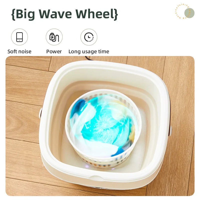 China Best Selling Quality Household Portable Small Washing Machine Cheap Multifunctional Folding Mini Washing Machine