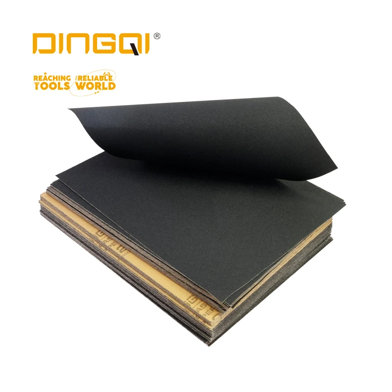 Фабрика DINGQI оптовая продажа 230x280 абразивная бумага из карбида кремния 120-300 водонепроницаемая