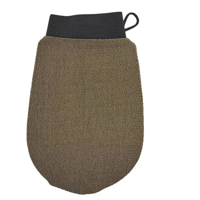 Hot Sale Korean Exfoliating Mitts Body Shower Custom LOGO Purple Gants ExfoliantExfoliating Gloves