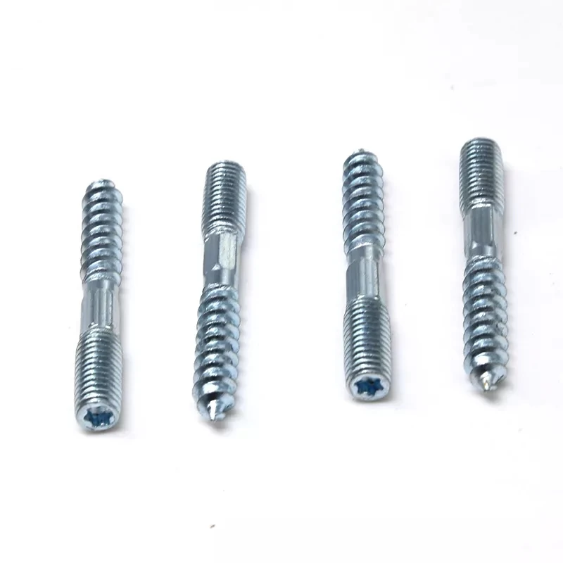 Вешалка болт M6 дюбель, деревянная мебель разъем двусторонний винт вешалка болт