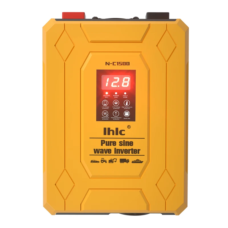 500W DC to AC Pure Sine Wave Inverter Portable Car Power Inverter Battery Converter 24v to 220v 110v