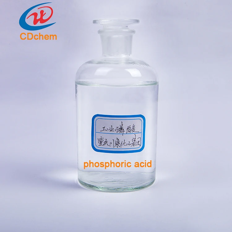 High quality industrial grade phosphoric acid 85% thermal process