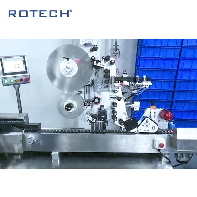 Round bottle ampoule bottle penicillin bottle solid glue oral liquid Automatic Vial Labeling Machine