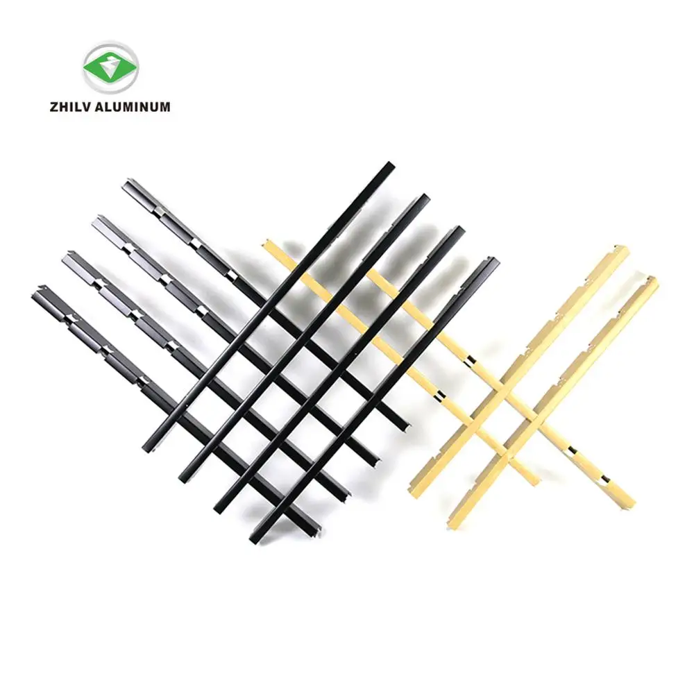 
Fireproof Function and Ceiling Grid Ceiling Tile Shape Open Cell Panel 