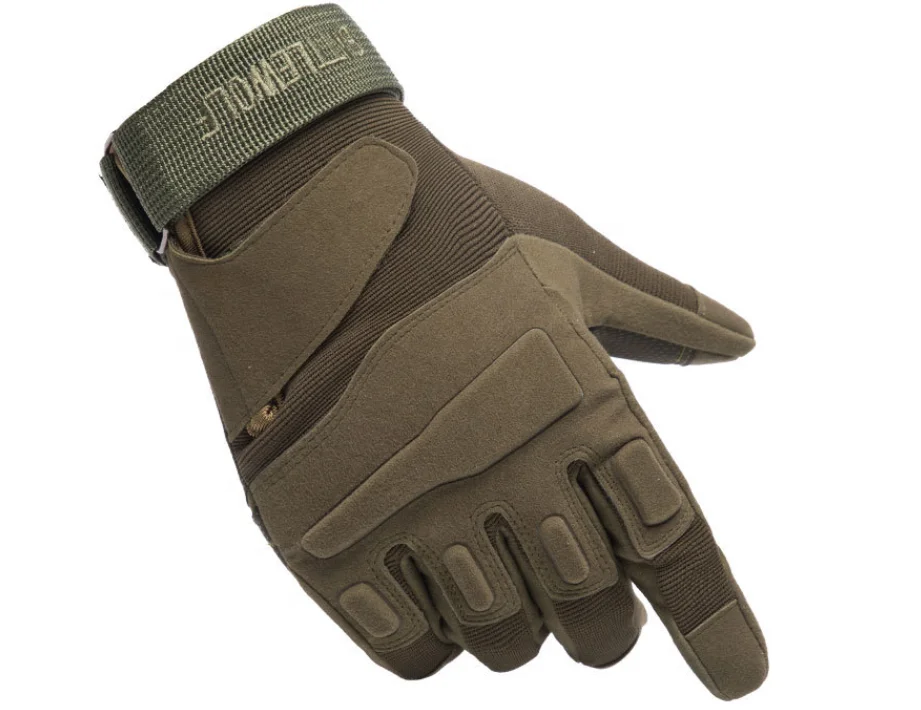 
Military Issue Army Leather Combat Outdoor spoorts Gym Training Cycling Bike Riding Rock Climbing Military Tactical Gloves 