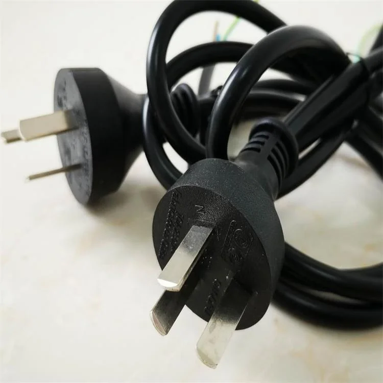 New Design IRAM 2073 approved D11 250V 10A Argentina 3 core plug power cable