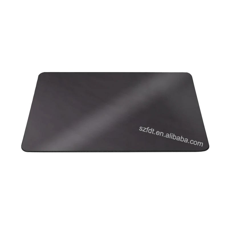 Black mouse pad Glass Flim Mat Anti-slip Desk Mat Mouse Mat Sublimation Gaming glass film coating mouse pad