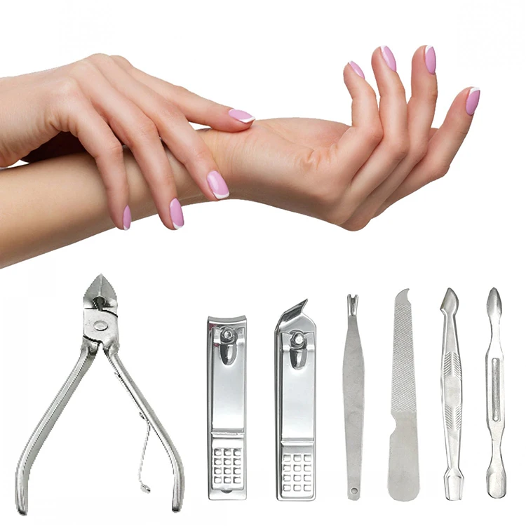 
2020 New Top quality Nail Accessories 12 in 1 Stainless Steel Pedicure Manicure Kit 