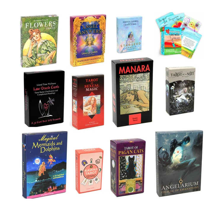 New Series Tarot Cards Oracle Divination Fate Board Game Solitaire Game Cards Tarot Cards Amazon Hot Selling Brand
