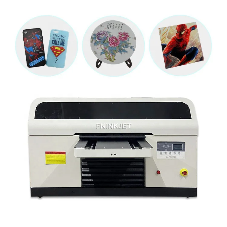Fninkjet 3360UV планшетная печатная машина с 2 печатающими головками УФ лак DTF в 1 Многофункциональный стеклянный УФ-принтер