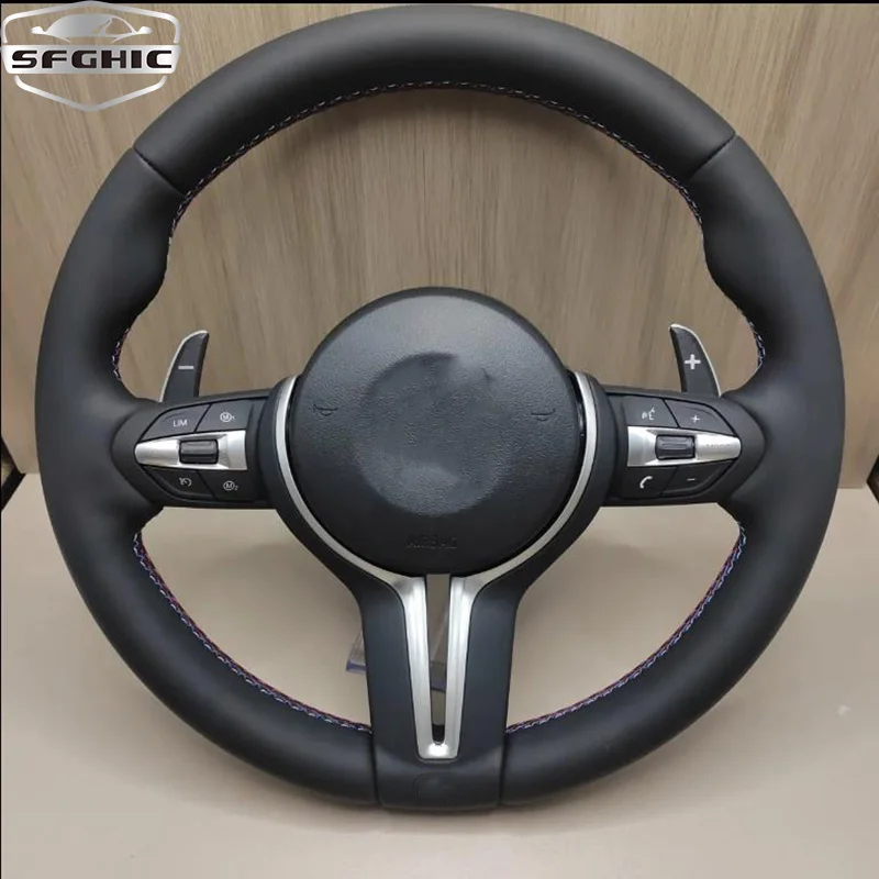 For BMW E90 E60 E46 F10 F30 Steering Wheel  High Quality Car Interior Accessories Full Leather Sport Car Steering Wheel