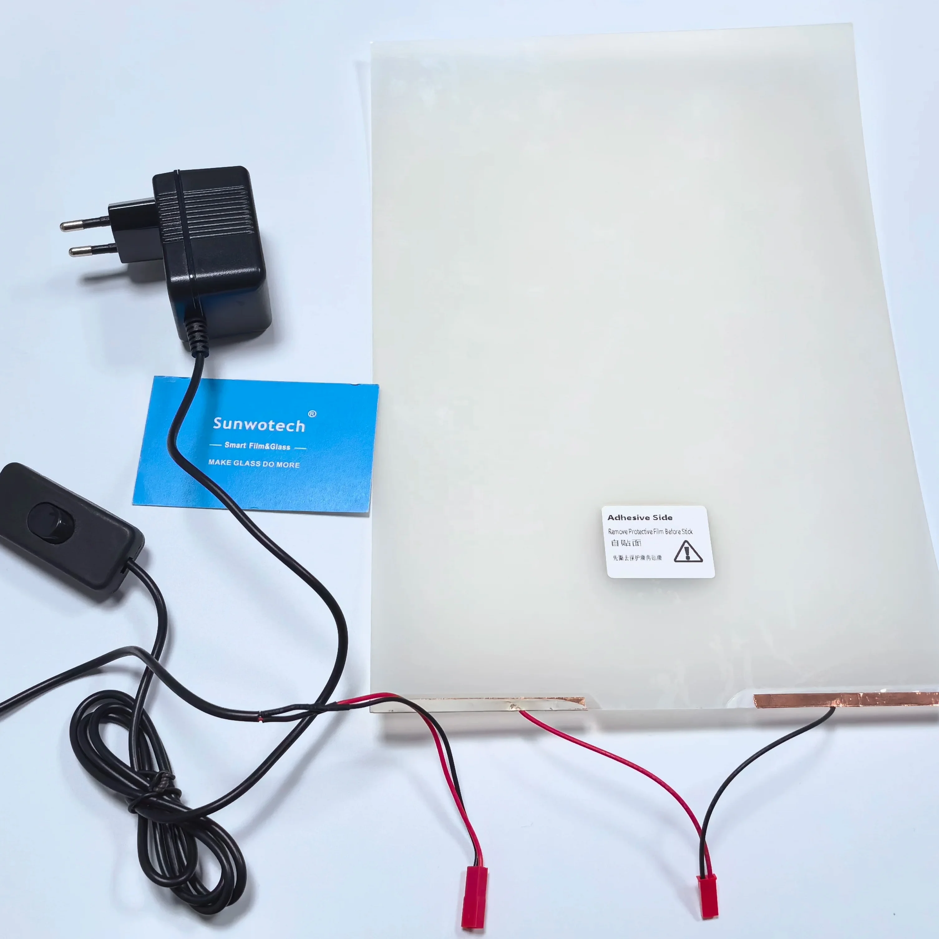Electric Privacy Switchable PDLC Smart Film Sample Windows Decorative Films for Smart Glass