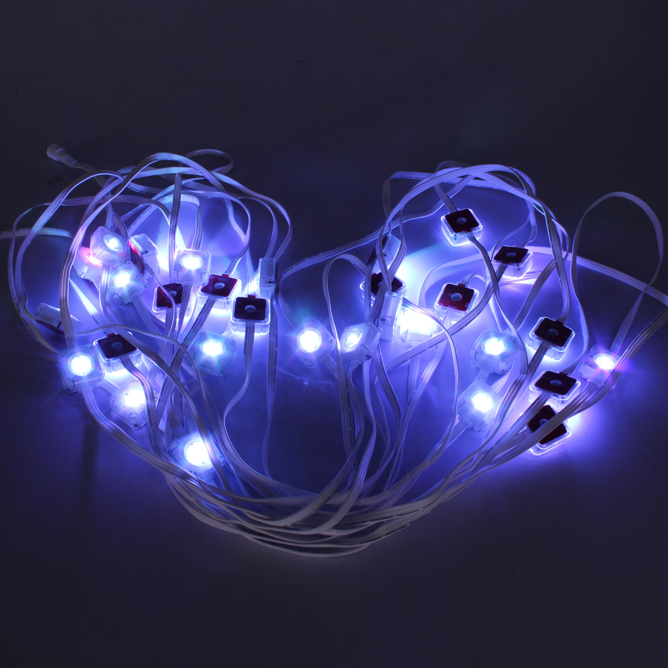 2024 Pixel Lights Christmas Colorful Waterproof Roof House Eaves Light Eave Smart String Exterior Led Point Light