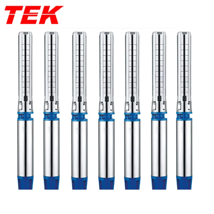 8TS75-5 8SJ75-5 8SP75-5 8-inch 75-m3/hr 5-stage Multistage Stainless Steel Deep Well Centrifugal Submersible Pump Factory OEM