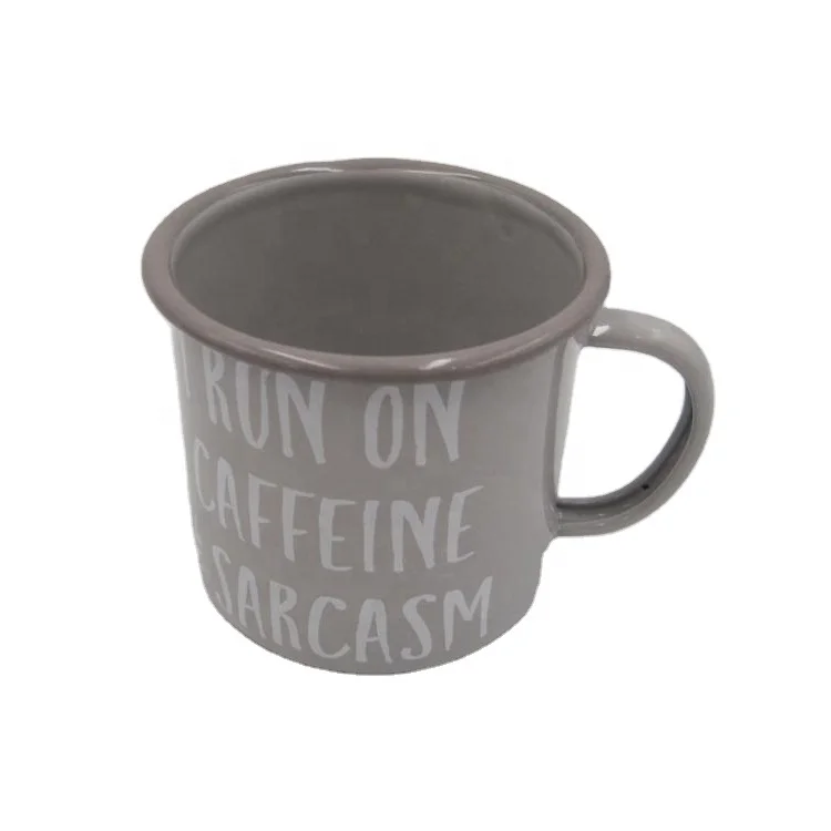 Оптовая продажа, эмалированная Кружка 0,5 мм по индивидуальному заказу