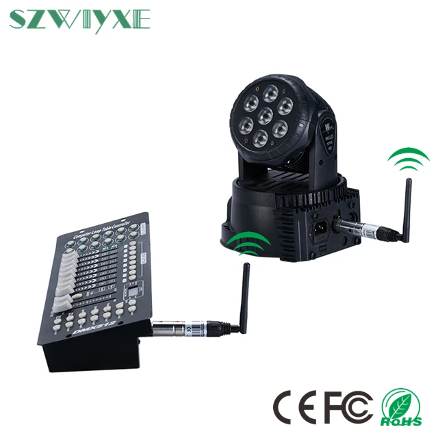 2023 new wireless dmx 512 transmitter receiver silver power 23dbm distance 500m for control dmx amplifier board dj controller