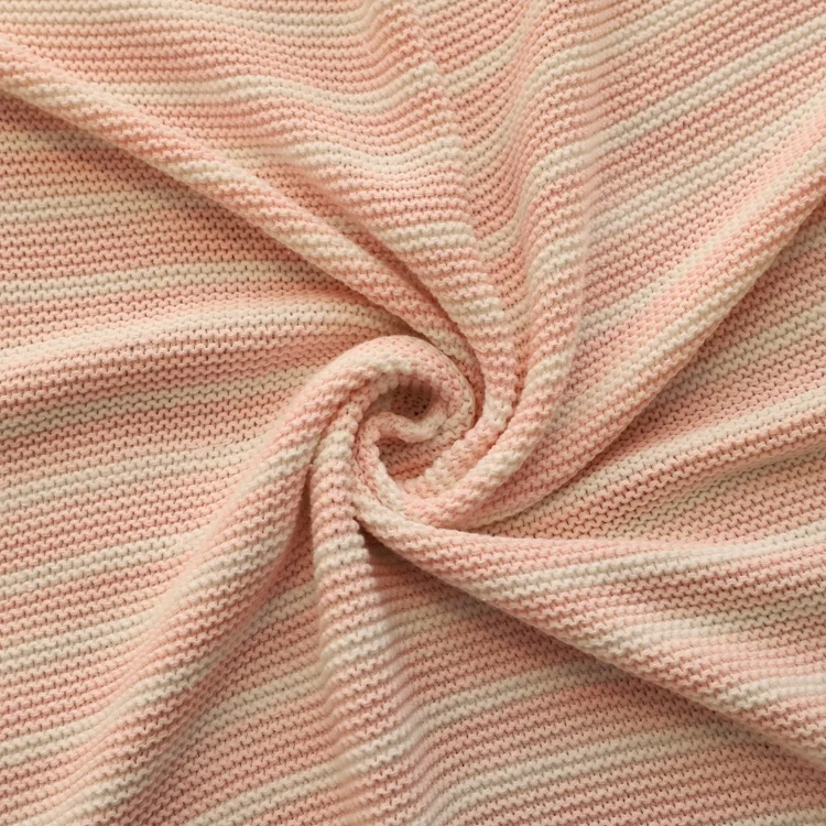 
100% wool organic cotton washable children kid baby sofa double bed couch weighted throw knitted blanket 