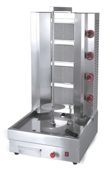 5 Burners Middle East Grill Gas Shawarma Gas Kebab Machine