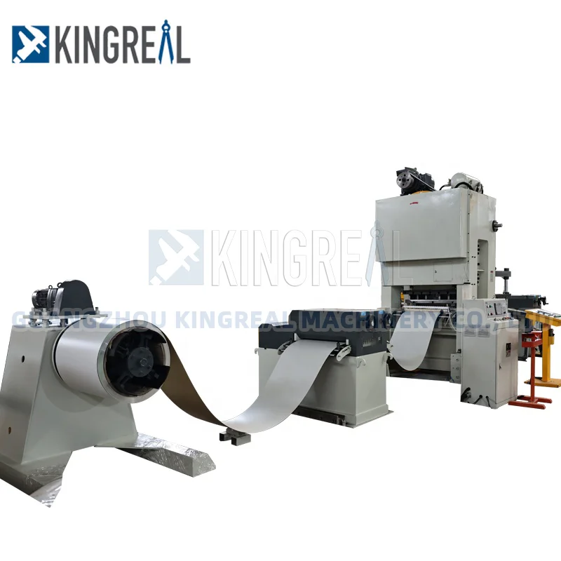 KINGREAL High Precision Metal Ceiling Tile Perforation Line Metal Sheet Perforated Making Machine Perforated Sheet Punch Machine