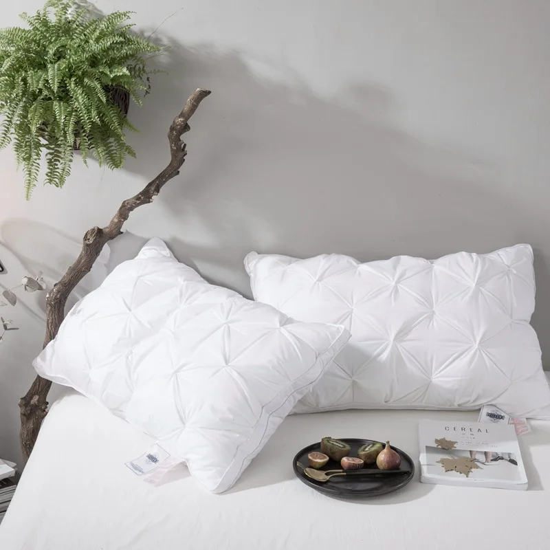 China Manufacture Hotel Pillow Bed Pillows for Sleeping Super Soft & Comfortable Relief Migraine & Neck