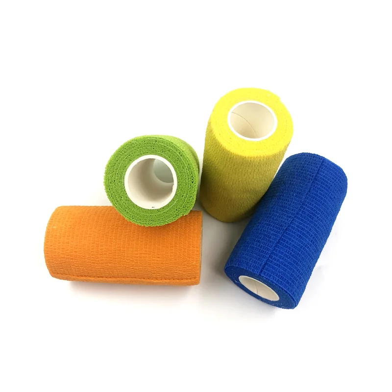 
Self Adhesive Medical Surgical Tape Light weight Elastic Cohesive crepe Bandage 