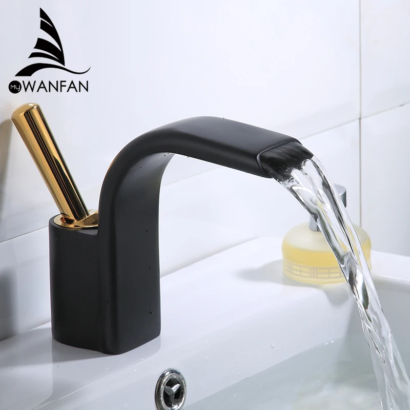 Solid Brass Bathroom Faucet Bathroom Taps Hot Cold Basin Mixer Modern Luxury Water Faucet for Hotel Bathroom Washbasin Faucet