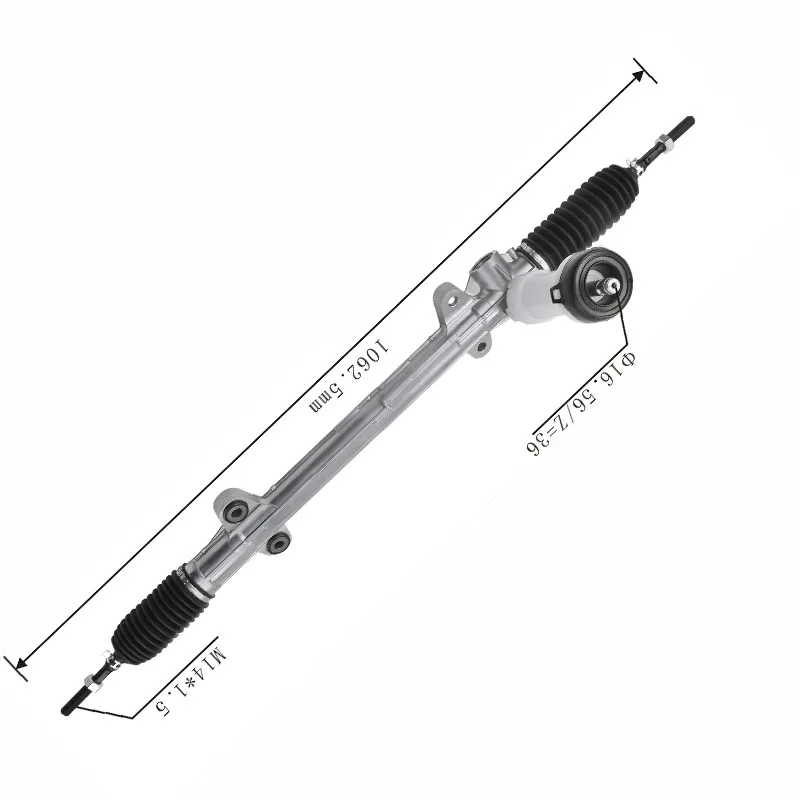 Ujoin LHD steering rack for Hyundai Elantra 2008-2012 for Kia Forte 2008-2013 for Hyundai I3056500-2L301 56500-2H200 56500-1H200