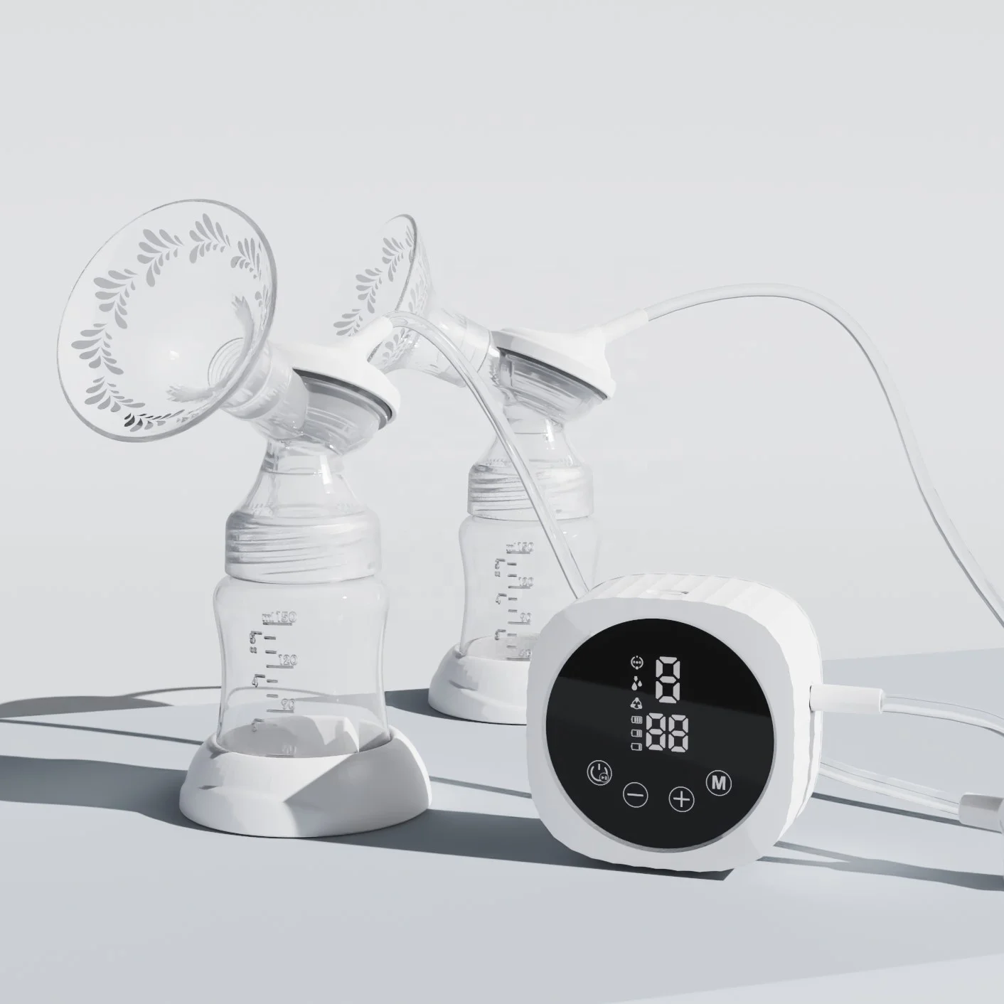 Double Sides Electric Breast Pump Intelligent Carebao BPA Free Silicone Electric Drive Combination of Equipment Packaging
