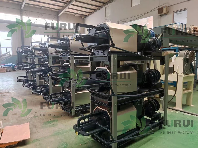 High effective cow manure separator/cow dung dewatering system/manure dewatering machine