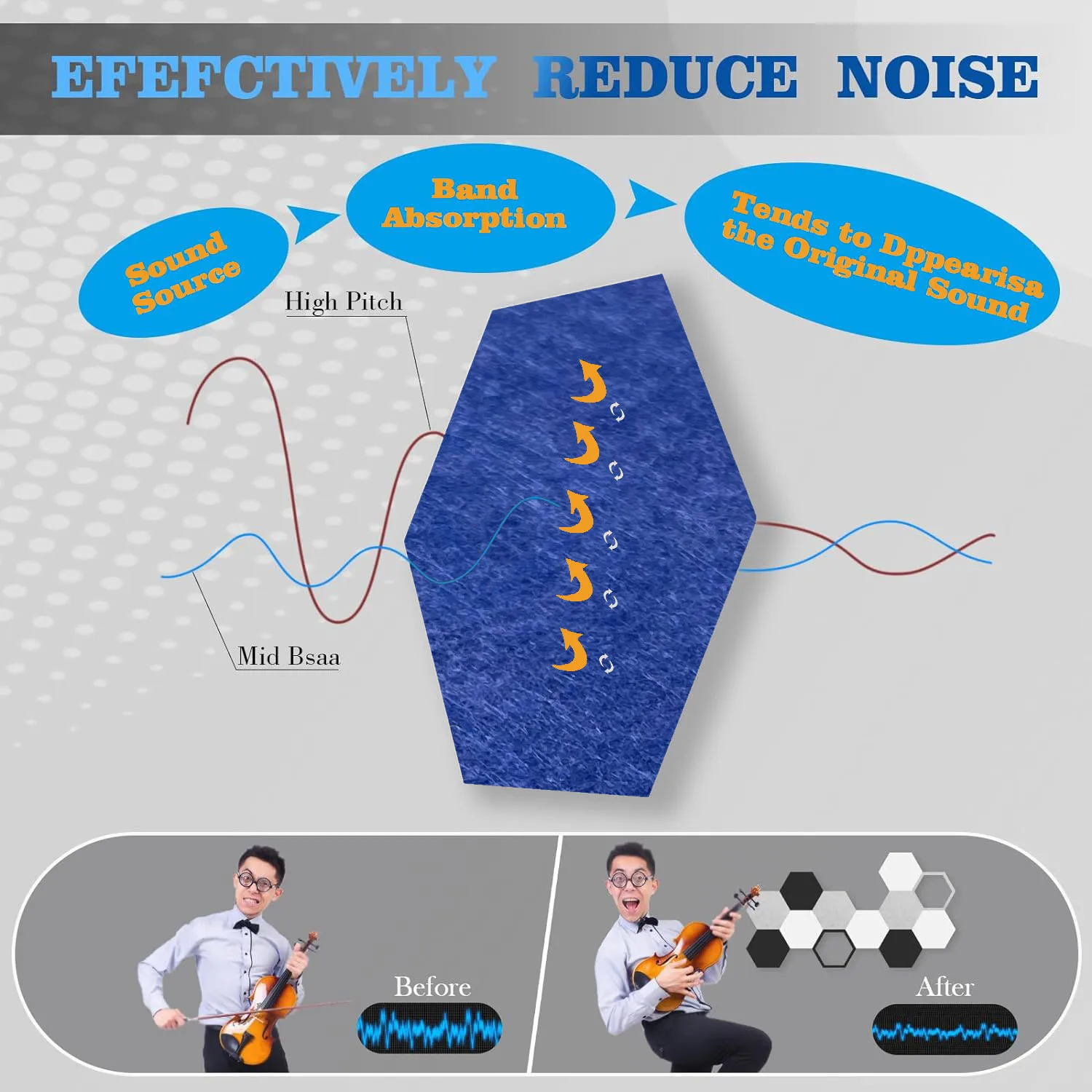 Round acoustic ceiling panel Acoustic circular ceiling panels made of PET felt