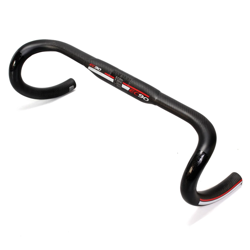 
3K Matt 31.8*380/400/420/440mm Carbon Fiber Road Bike Handlebar 
