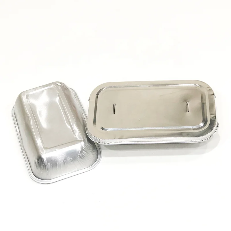 
Fast food disposable aluminum foil container takeaway for food use 