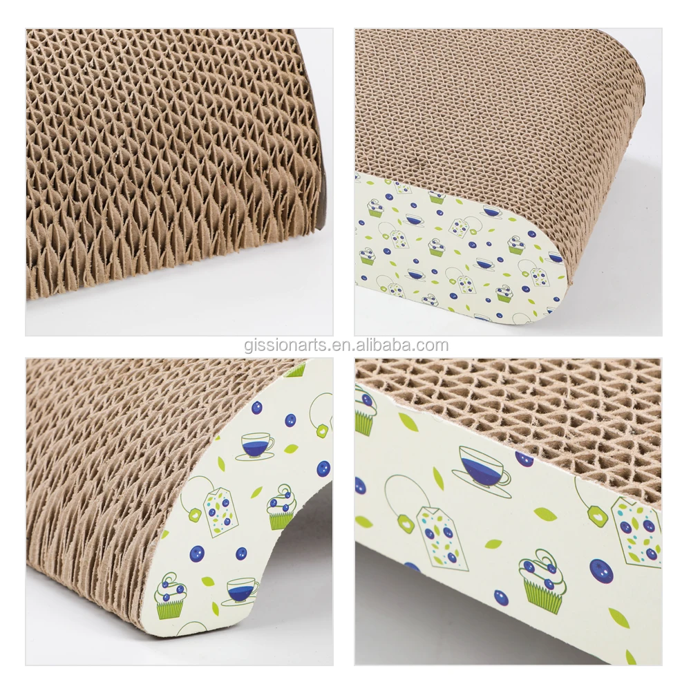 Three Layers of Scratch Boards  Cat Furniture Supports Custom Cat Scratcher