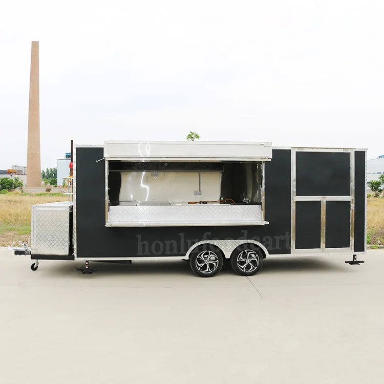  Жареный прицеп для куриных продуктов на заказ пищевые автофургоны продажи пищевой австралийского