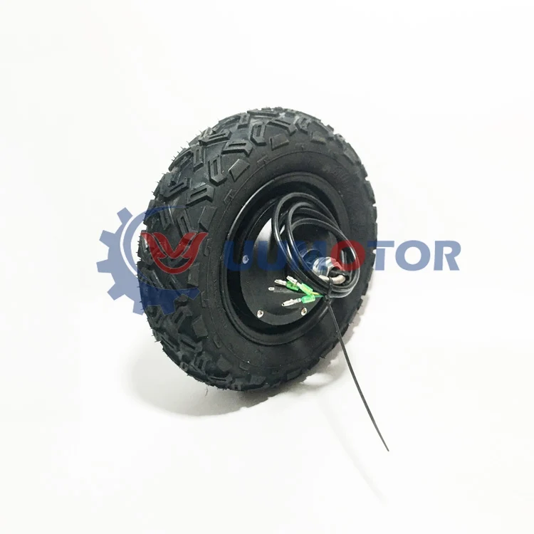Медленная скорость 24V 150w 10 дюймов с толстыми покрышками Эпицентр деятельности шестерни двигателя датчиком