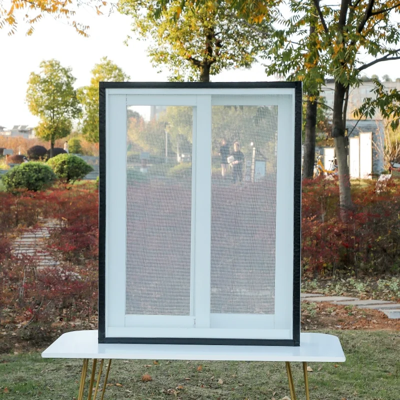 Mosquito Window Net Mesh Screen Room Anti Mosquito Window Mosquito Net Curtain Protector Insect Wasp Window Screen With Zipper