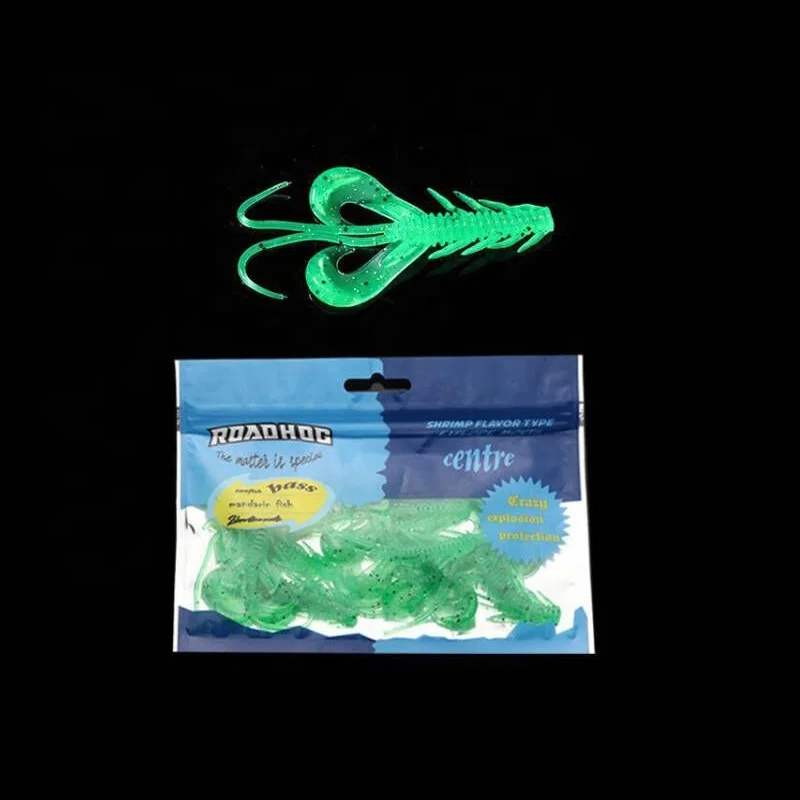 Best selling 8pcs/bag New fishing lure bait 10cm 3.7g Artificial Outdoor Shrimp Fishing Lure