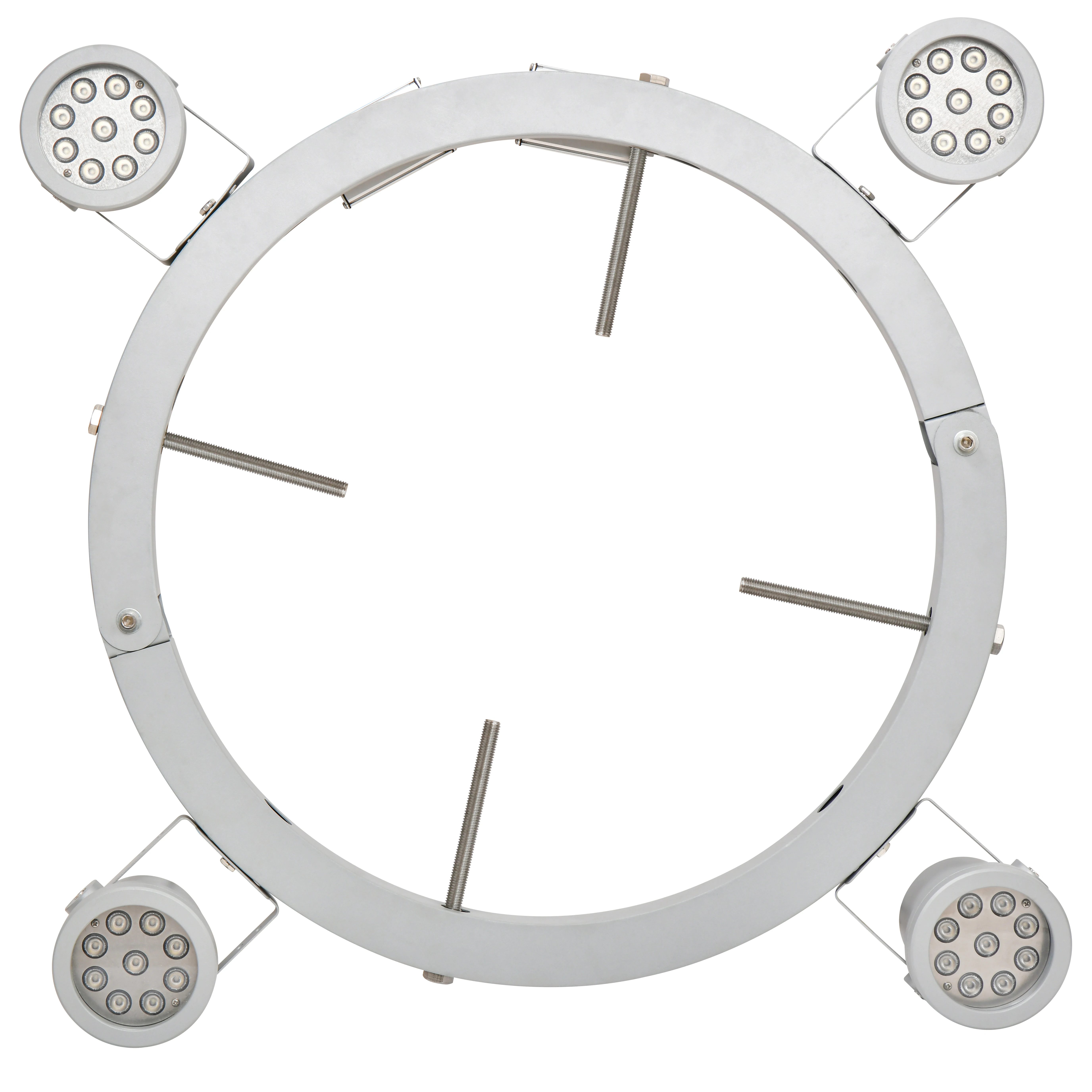 outdoor led ring tree light IP66 Waterproof rgb dimmable palm tree light DMX RDM garden park landscape lighting