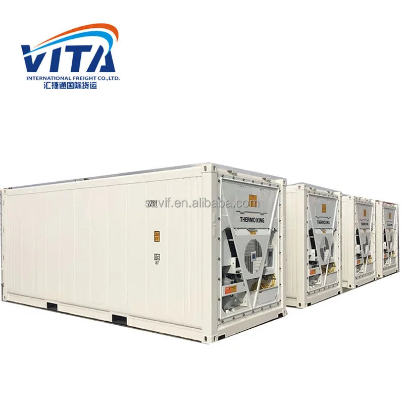 New 20Ft Reefer Refrigeration Freeze Container For Storage Transport Usage Carrier Thermoking Motor Darkin Motor Compressor