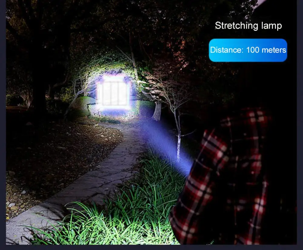 Flashlight 18650 Lithium Battery USB Rechargeable Mini LED Flashlight