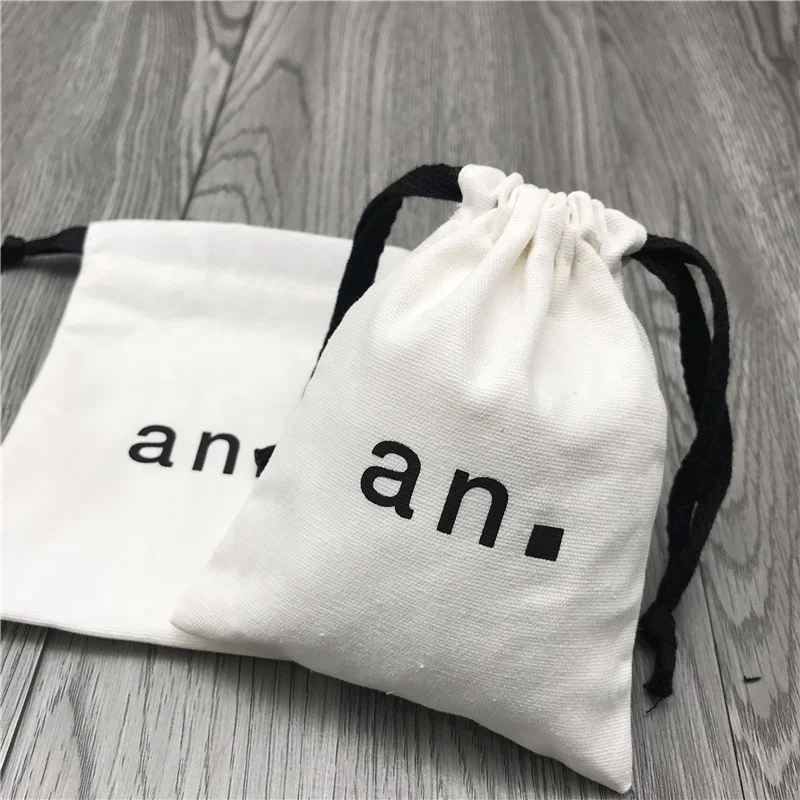 
 8*10 см бежевый хлопчатобумажный парусиновый мешок на шнурке, подарочные пакеты для упаковки ювелирных изделий  